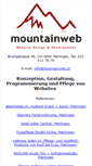 Mobile Screenshot of mountainweb.ch